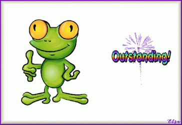 Outstanding Frog Thumbs Up GIF