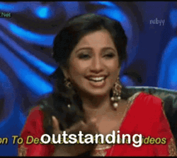 Outstanding Shreya Ghoshal GIF