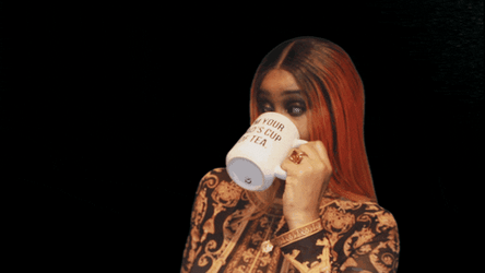 Ouu Girl Drinking Something GIF