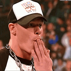 Ouu John Cena Hands On Mouth GIF