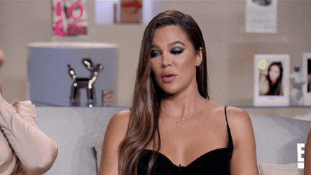 Ouu Khloe Kardashian Interview GIF