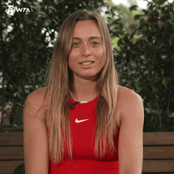 Ouu Paula Badosa Red Shirt GIF