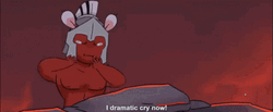 Over Acting Dramatic Cartoon Character GIF