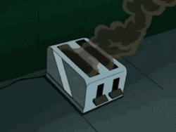 Overcooked Toast Bread GIF