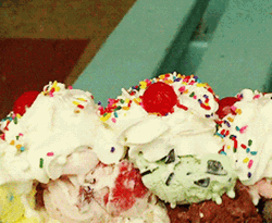 Overloading National Ice Cream Day GIF