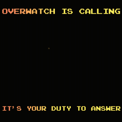 Overwatch Calling It's Your Duty To Answer GIF