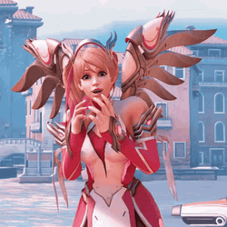 Overwatch Character Mercy GIF