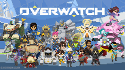 Overwatch Characters Pixel Art