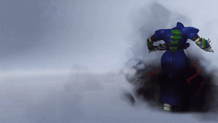 Overwatch Reaper Blue Suit GIF