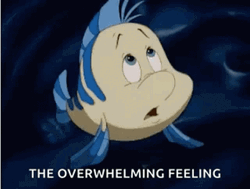Overwhelmed The Little Mermaid Flounder GIF