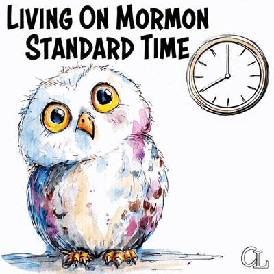 Owl Living On Mormon Standard Time GIF