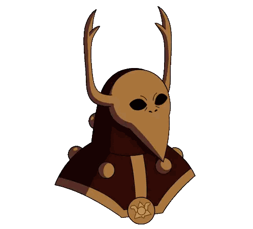 Owl With Horns And Long Beak Sticker