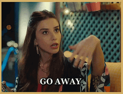 Özge Gürel Go Away GIF