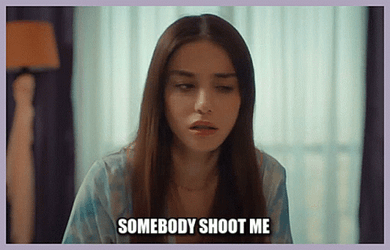 Ozge Gurel Tired Shoot Me Kill Me Now GIF