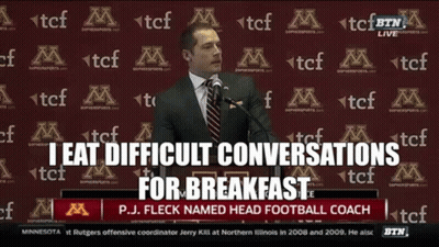 P.J. Fleck Named Head Football Coach GIF
