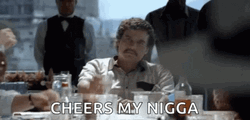 Pablo Escobar Cheers My Nigga GIF