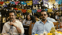 Pablo Escobar Drinking During Party GIF