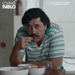 Pablo Escobar Eating Seriously GIF