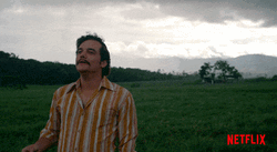 Pablo Escobar Feeling The Wind GIF