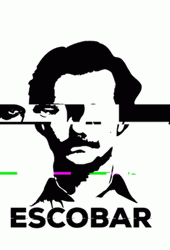 Pablo Escobar Portrait Art GIF