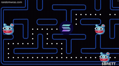 Pac Man Game Screenshot With Brett GIF