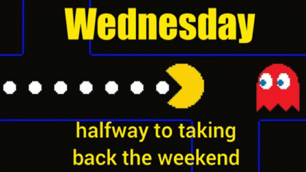 Pac Man Half Way There GIF