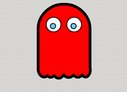 Pac Man Invisible Red Ghost GIF