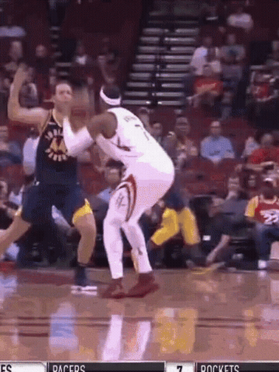 Pacers Vs Rockets Basketball Game GIF