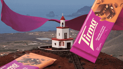 Package Of Tirma Chocolate On Hill GIF