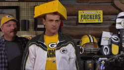 Packers Cheese Head Marshall Eriksen GIF