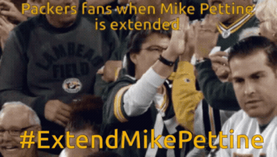 Packers Fans Extend Mike Pettine GIF
