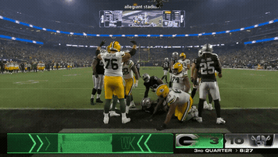 Packers Vs Redskins 3Rd Quarter GIF