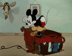 Packing Mickey Mouse Overpacked GIF
