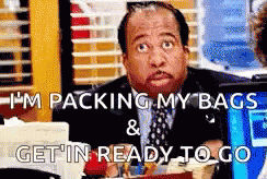 Packing My Bag And Ready To Go GIF