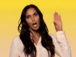Padma Lakshmi Yap Her Hands GIF