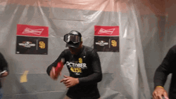 Padres Austin Nola Arm Twirling Dance GIF