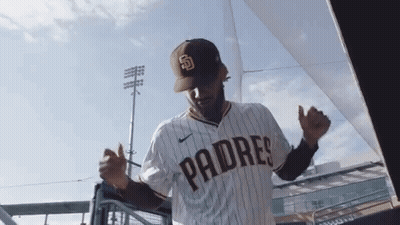 Padres Baseball Player Dancing GIF