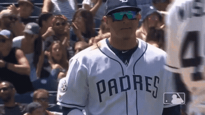 Padres Baseball Player With Sunglasses GIF