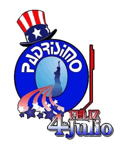 Padrisimo Feliz 4 De Julio Statue Of Liberty Sticker