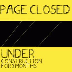 Page Closed Under Construction Mobile Design GIF