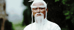 Pai Mei Slowly Touching His Mustache GIF
