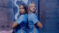 Paige Tolentino Avery Patterson Serious Back To Back GIF