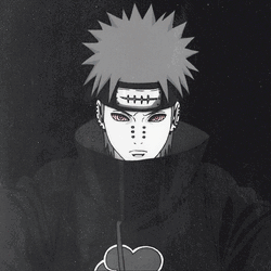 Pain Naruto Blinking Animation GIF