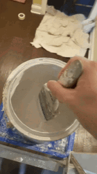 Paint Brush Dip White Can GIF