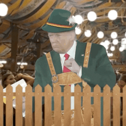 Painter Trump Dance GIF