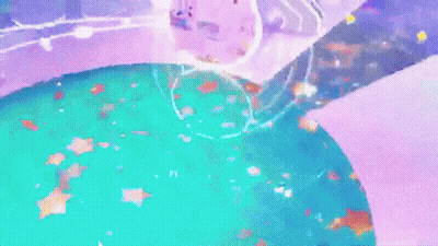 Painting Of A Face With Blue Background GIF