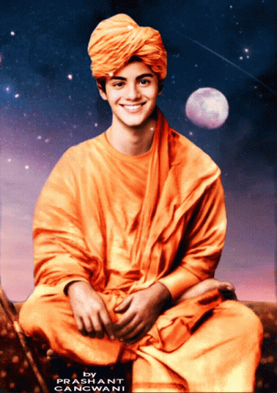 Painting Of Man Named Prashant Gangwani GIF
