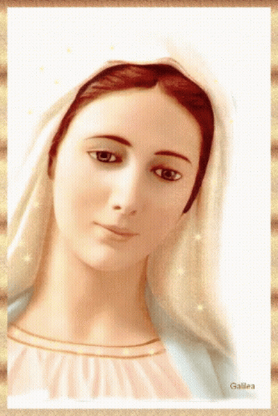 Painting Of Woman Named Galilea GIF