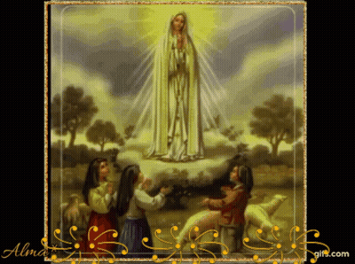 Painting Of Woman Surrounded By Children Alma GIF