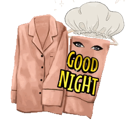 Pajama Set Good Night Sticker